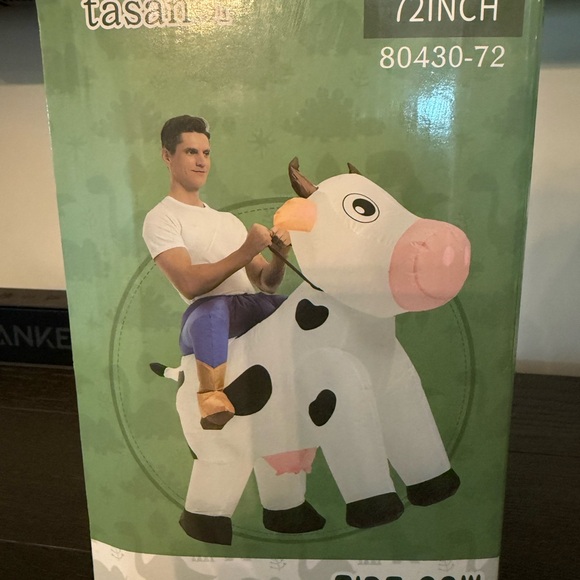 Inflatable Ride-On Cow Costume - Picture 5 of 5